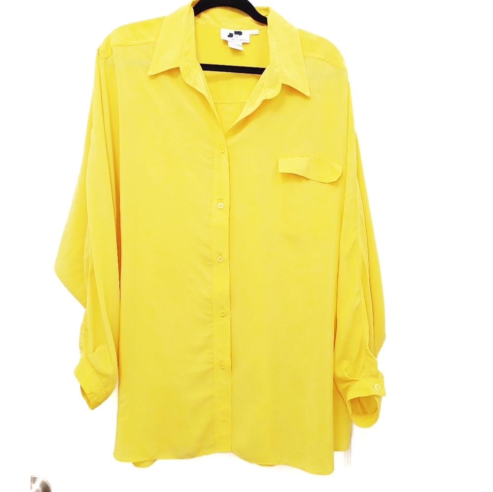 261T323 JP Collections Yellow Blouse